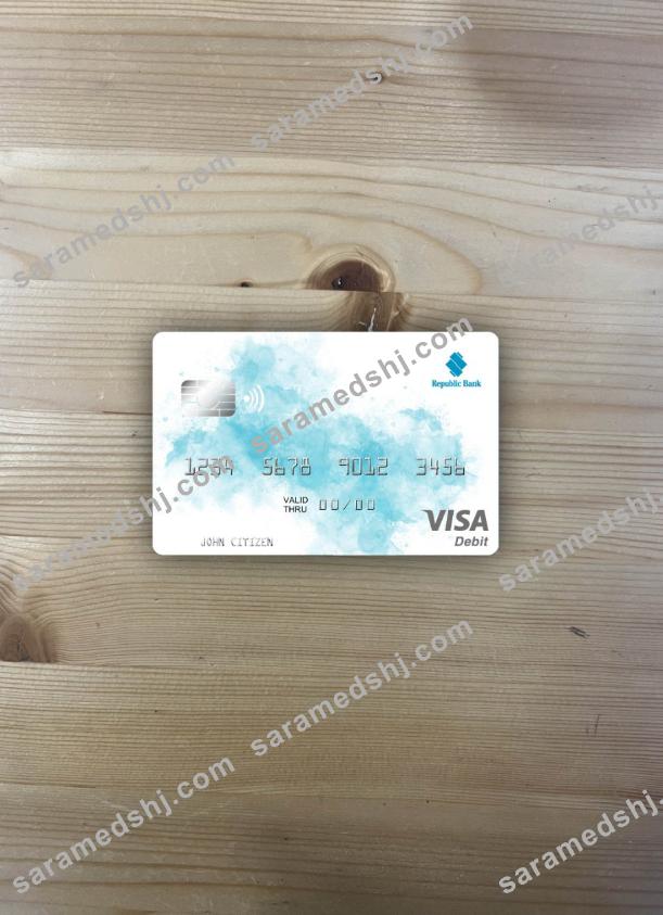 Grenada Republic Bank Grenada visa debit card photolook front